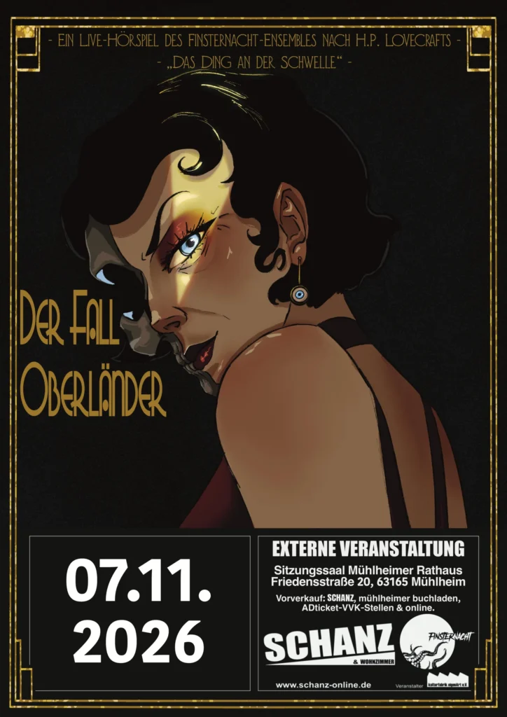 Veranstaltungsplakat „Der Fall Oberländer“, Variante 2