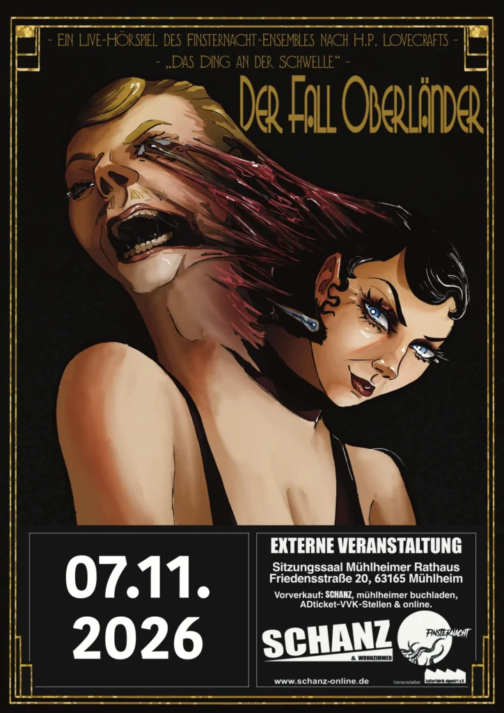 Veranstaltungsplakat „Der Fall Oberländer“, Variante 3